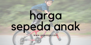 harga sepeda anak